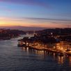 Porto Douro rivier by night